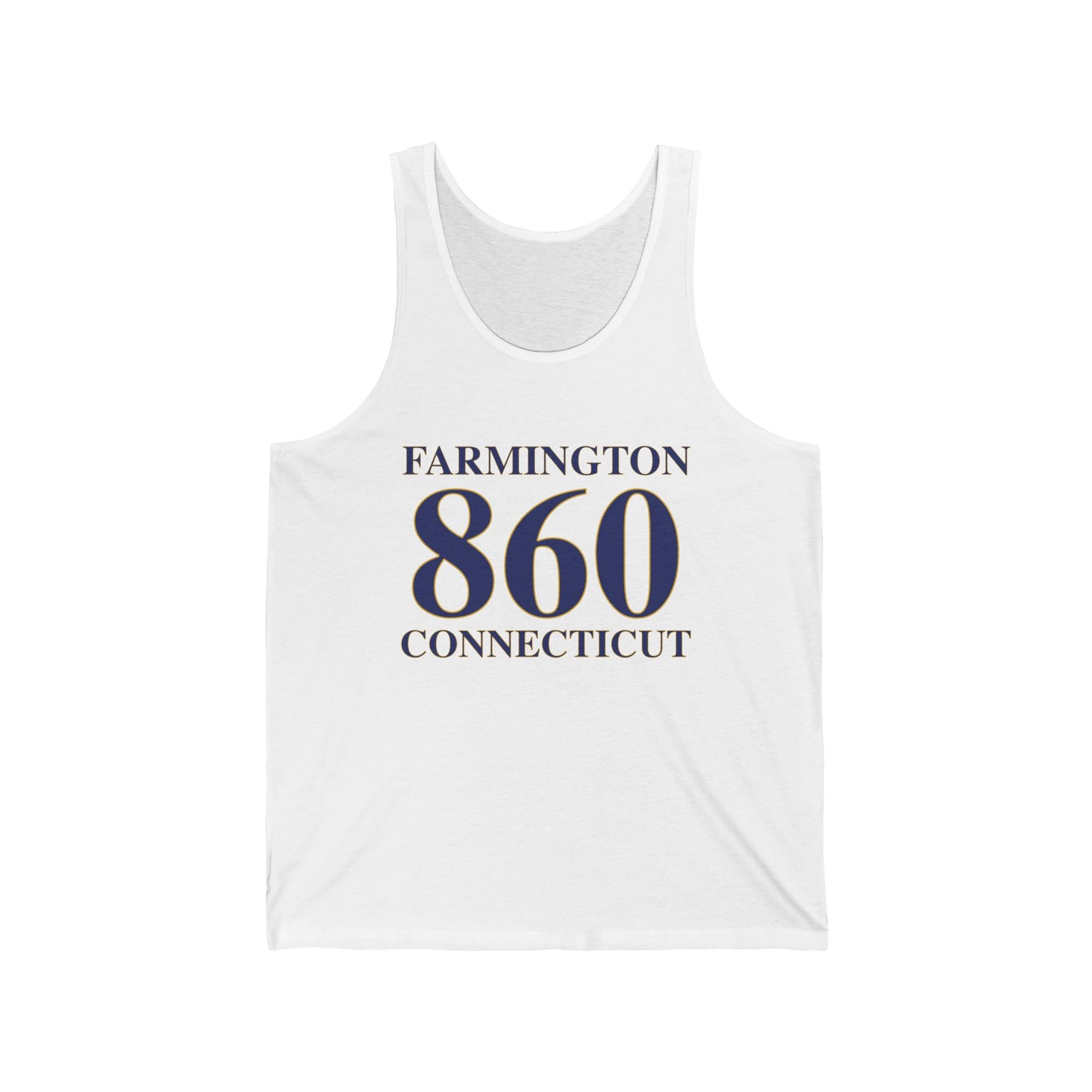Farmington 860 Connecticut Unisex Jersey Tank