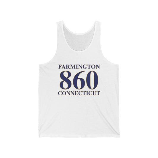 Farmington 860 Connecticut Unisex Jersey Tank