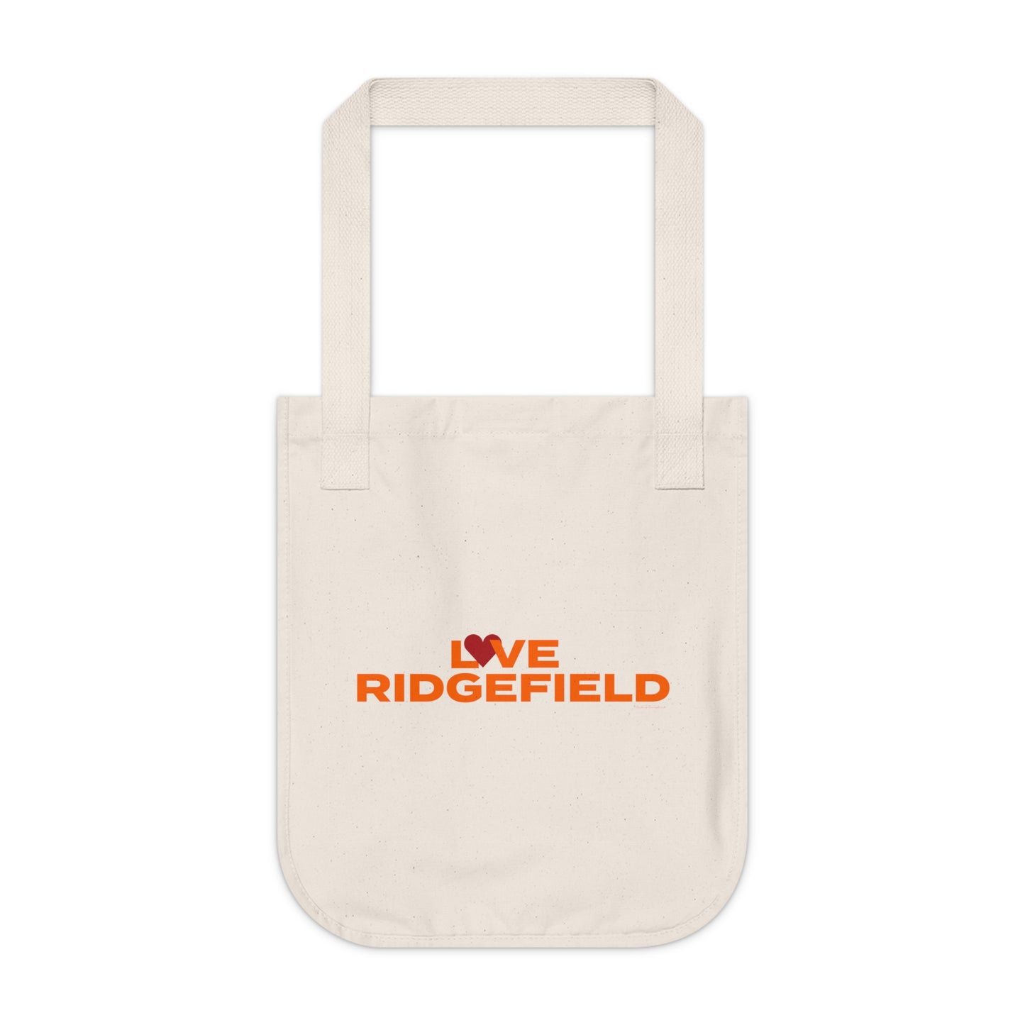 Love Ridgefield Organic Canvas Tote Bag