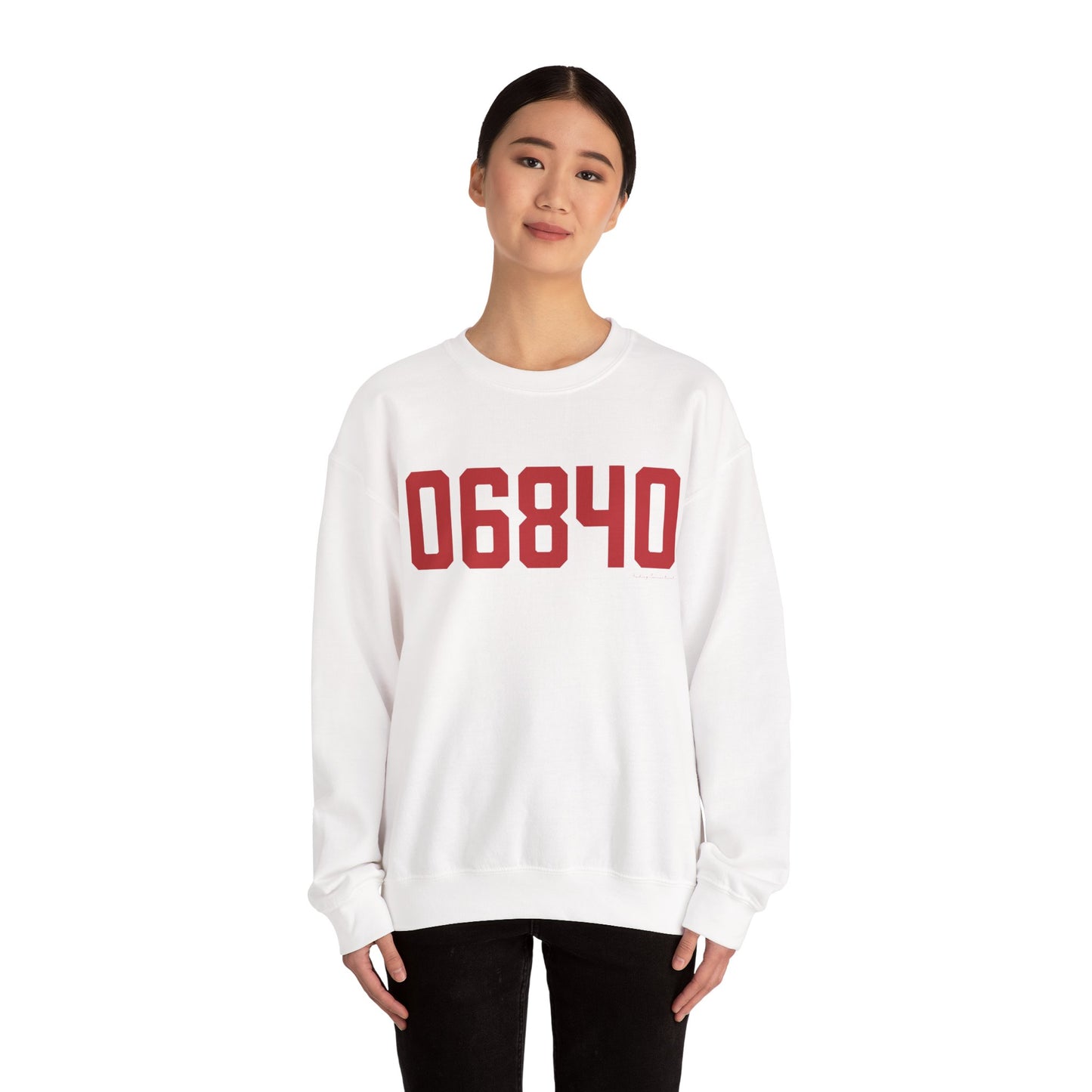 06840 New Canaan Connecticut Zip Code Unisex Heavy Blend™ Crewneck Sweatshirt