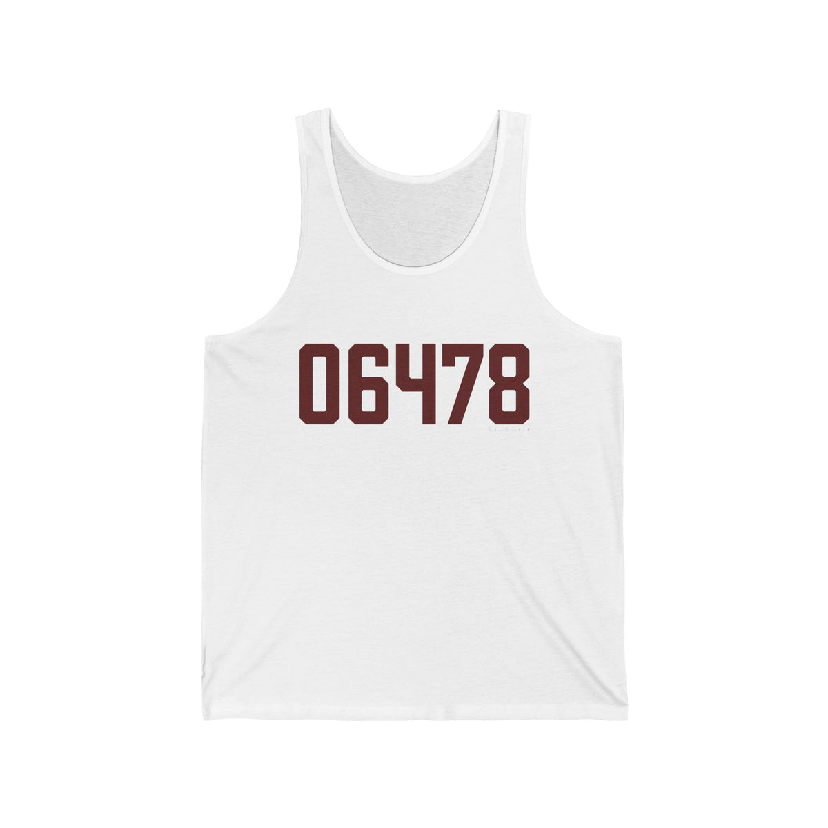 06478 Oxford Connecticut Zip Code Unisex Jersey Tank Top