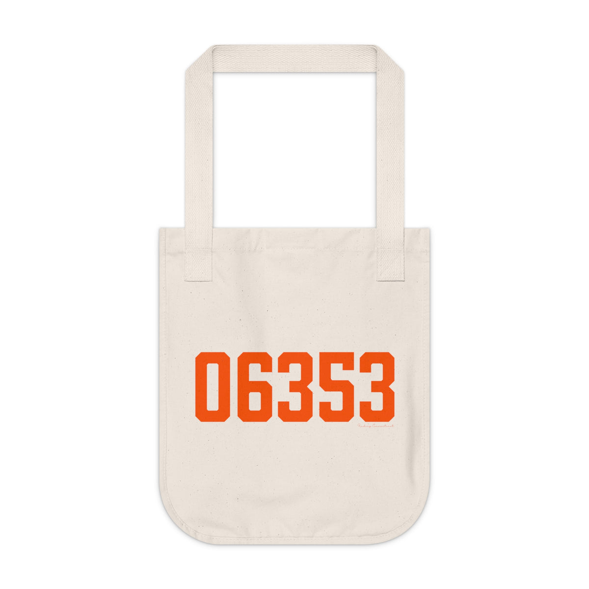 06353 Montville Connecticut Zip Code Organic Canvas Tote Bag
