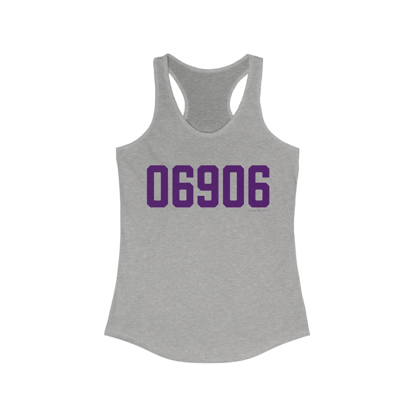 06906 Stamford Connecticut Zip Code Women's Ideal Racerback Tank Top