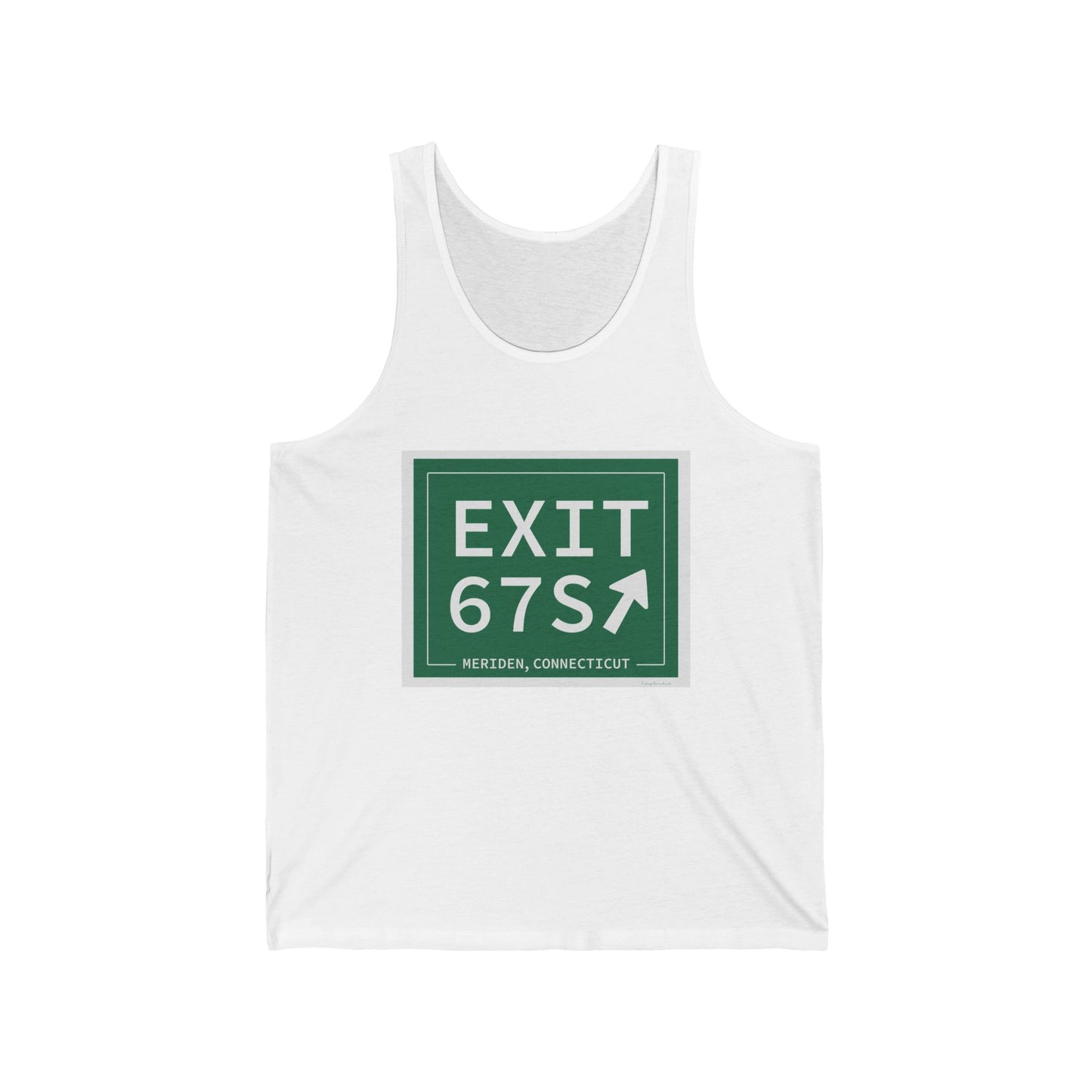 Vintage Exit 67S WCP Sign Unisex Jersey Tank Top