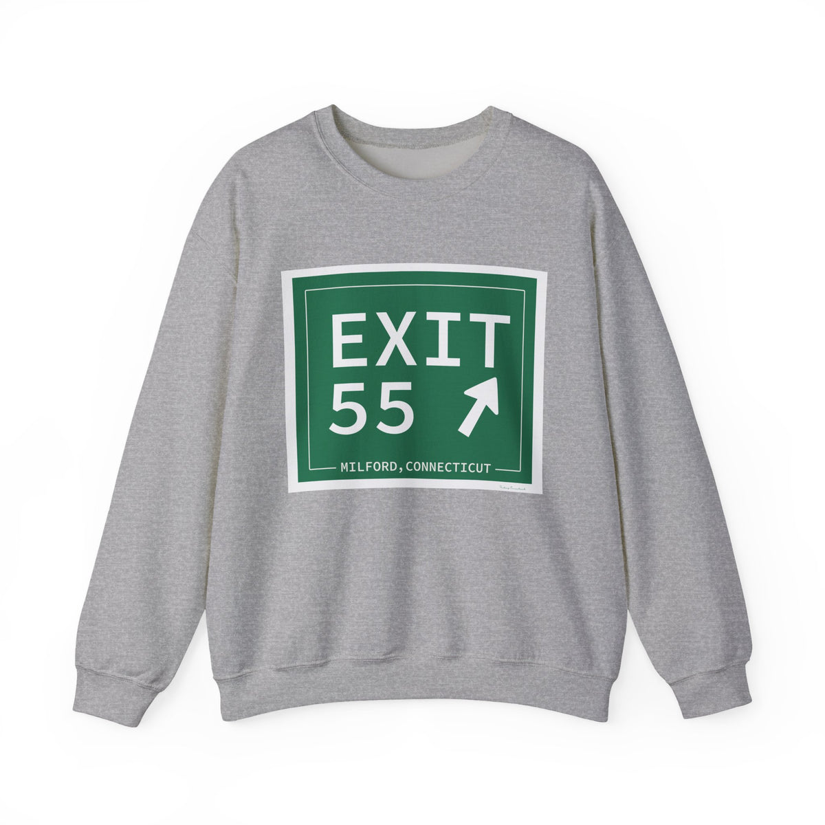 Vintage Exit 55 WCP Sign Unisex Heavy Blend™ Crewneck Sweatshirt