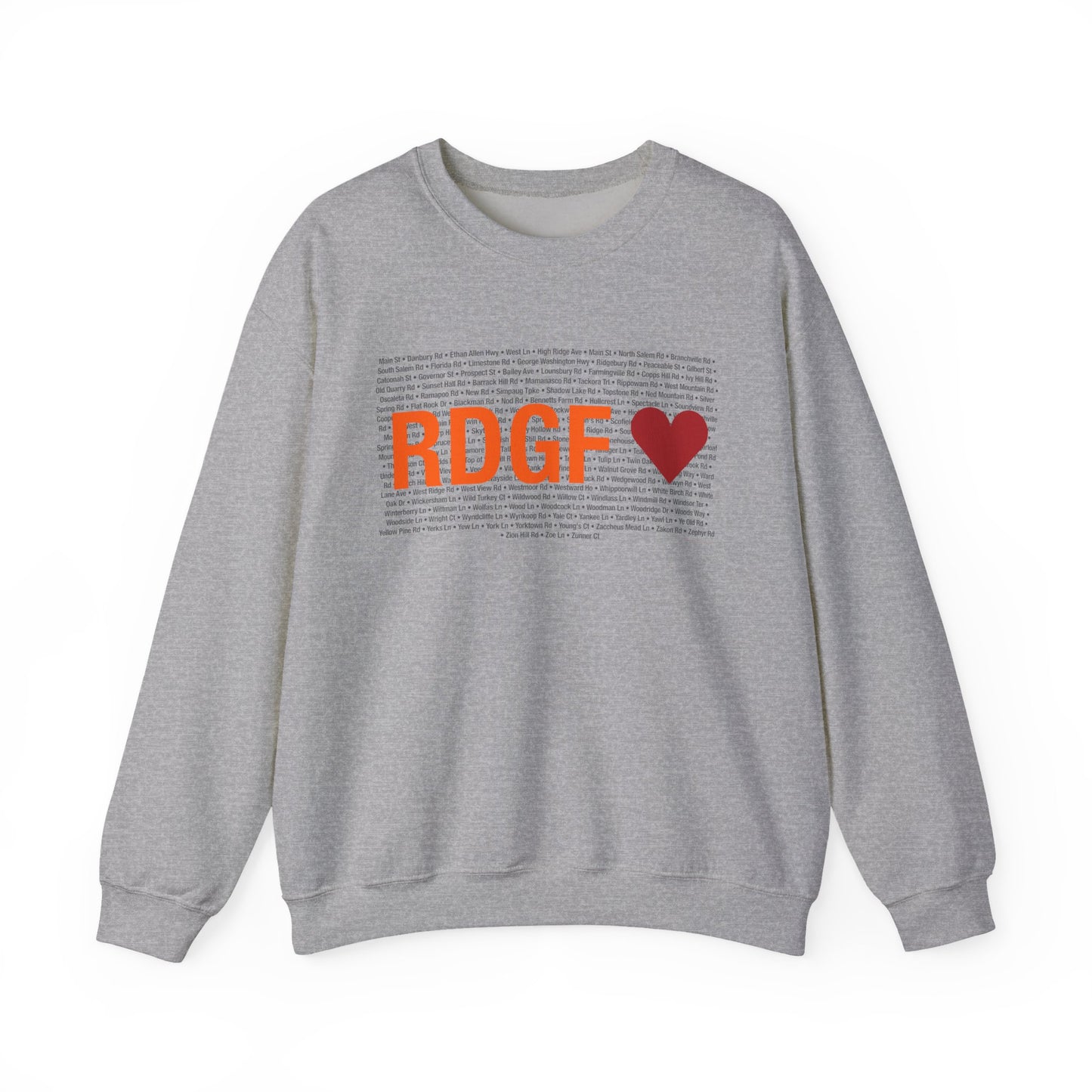 Ridgefield Love Unisex Heavy Blend™ Crewneck Sweatshirt