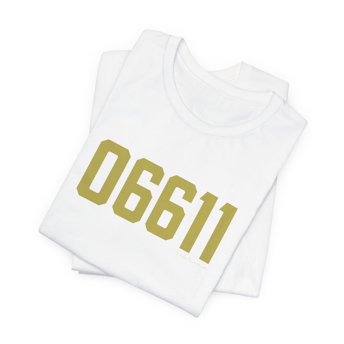 06611 Trumbull Connecticut Zip Code Unisex Jersey Short Sleeve T-Shirt
