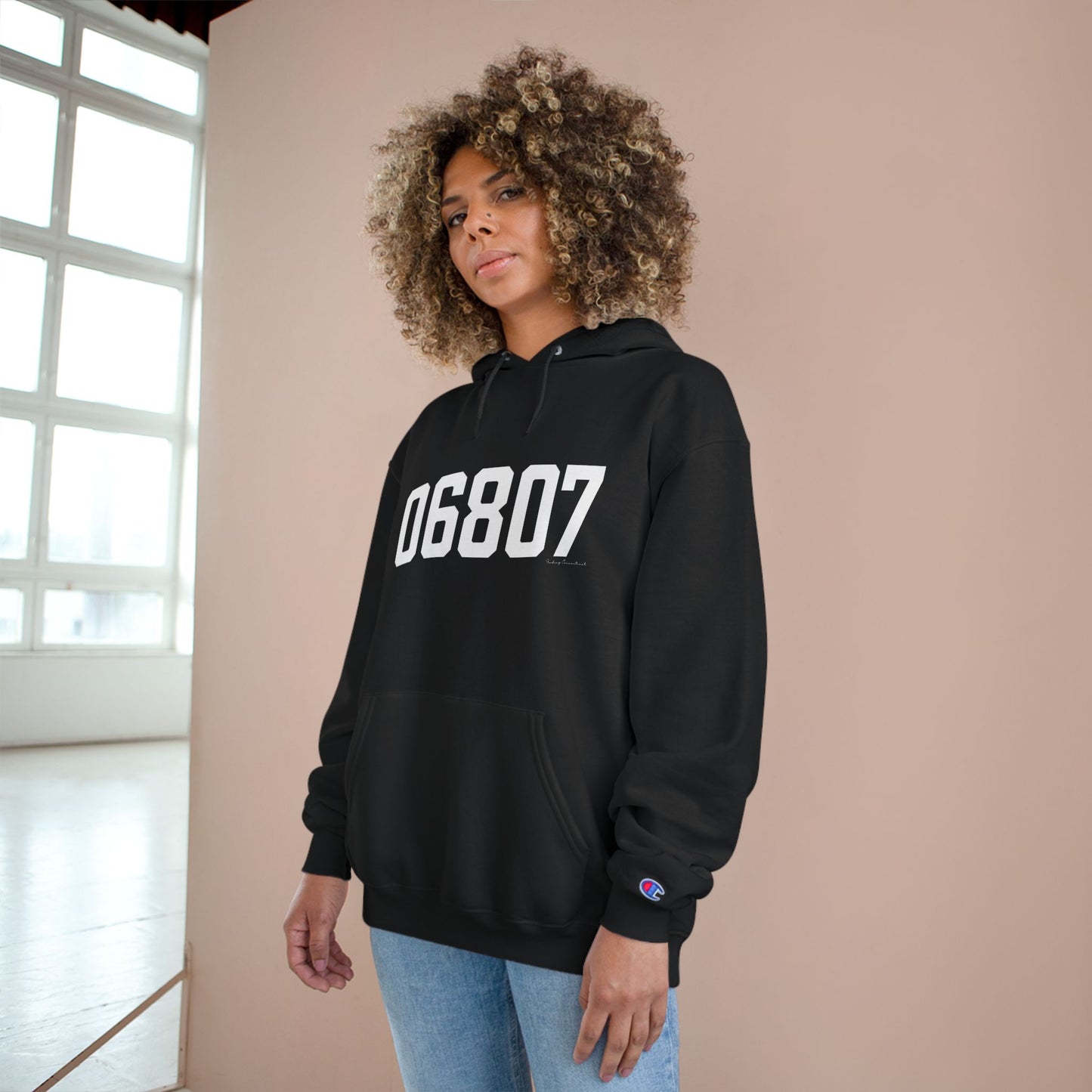 06807 - Greenwich CT Zip Code Champion Hoodie