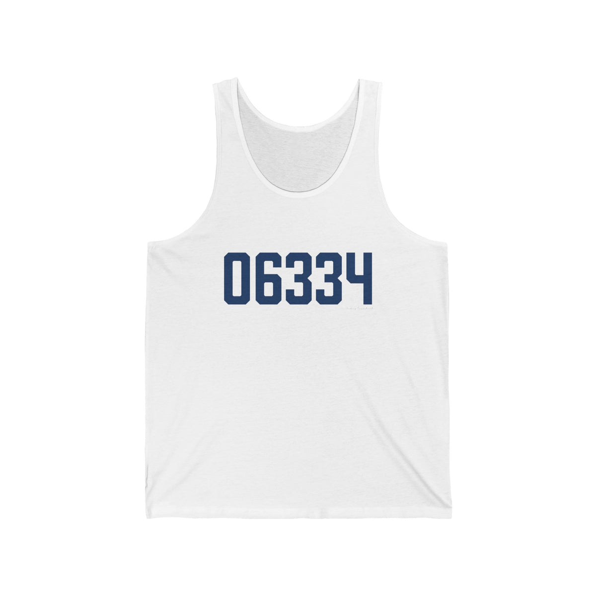 06334 Bozrah Connecticut Zip Code Unisex Jersey Tank Top
