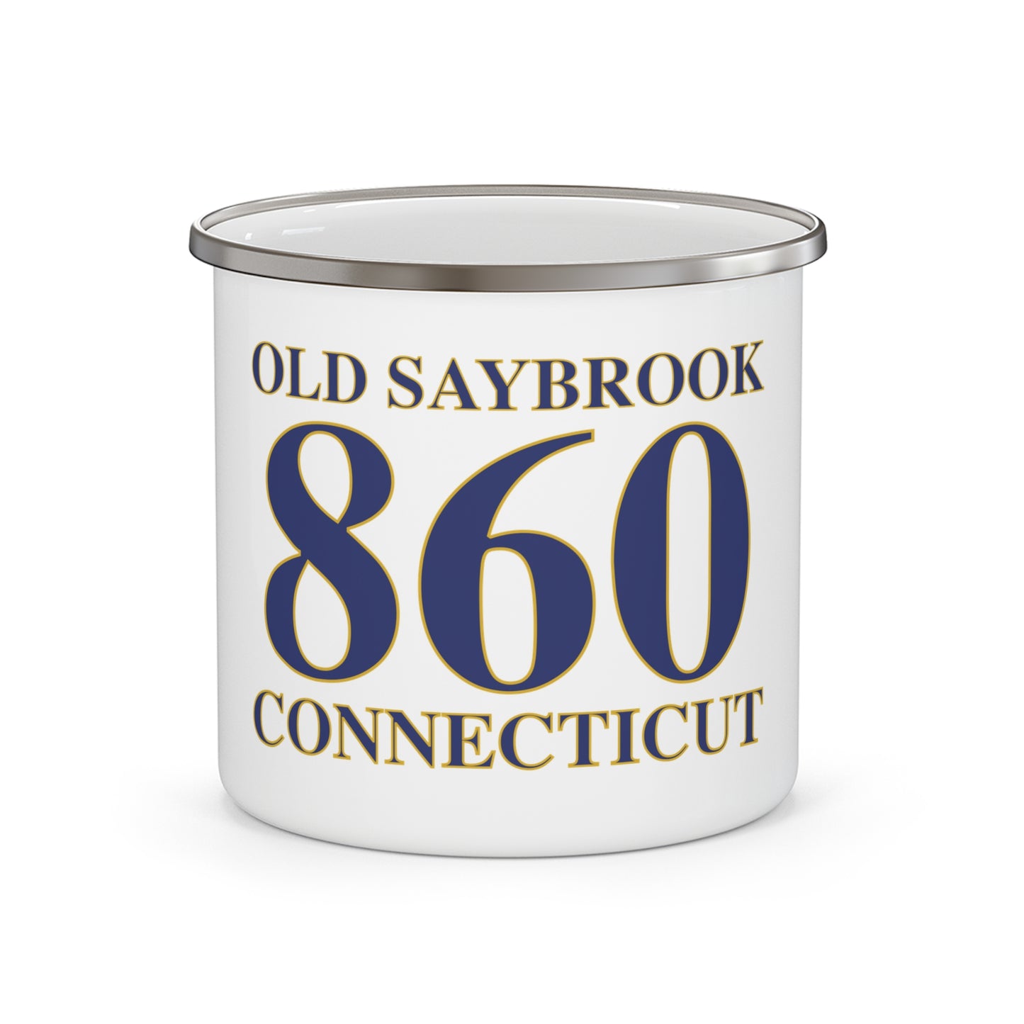 Old Saybrook 860 Connecticut Enamel Camping Mug