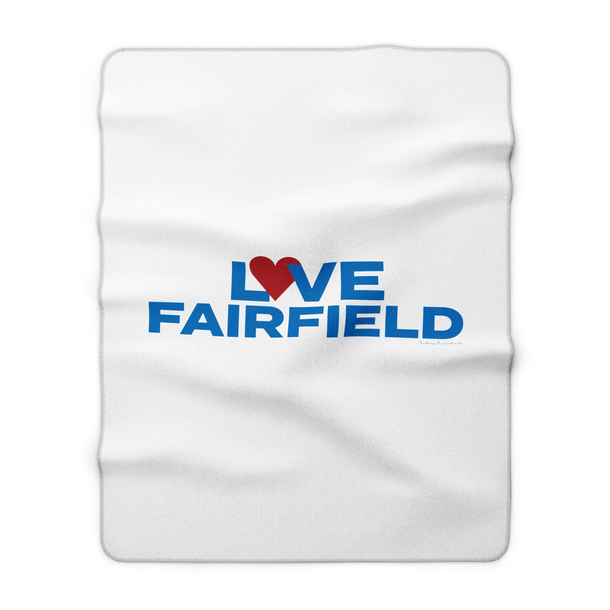 Love Fairfield Sherpa Fleece Blanket