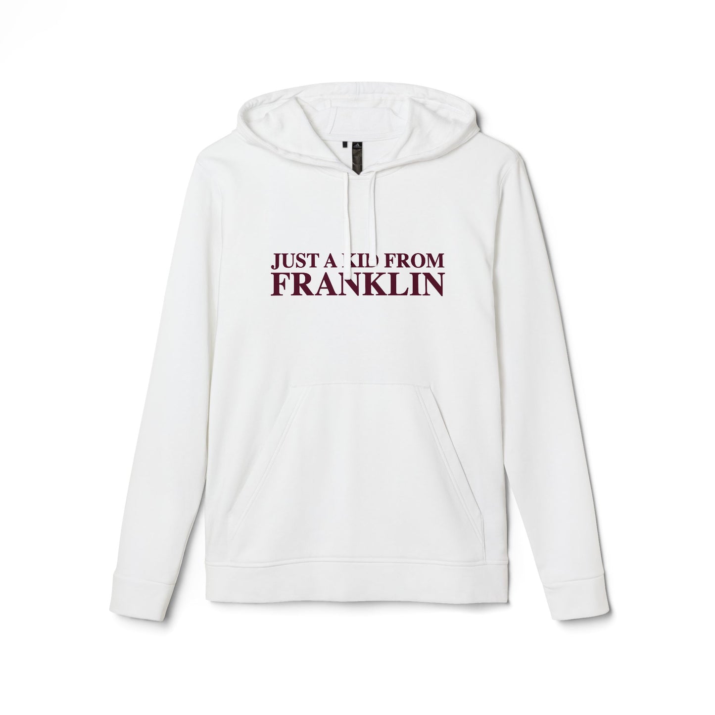Just a kid from Franklin adidas Unisex Fleece Hoodie