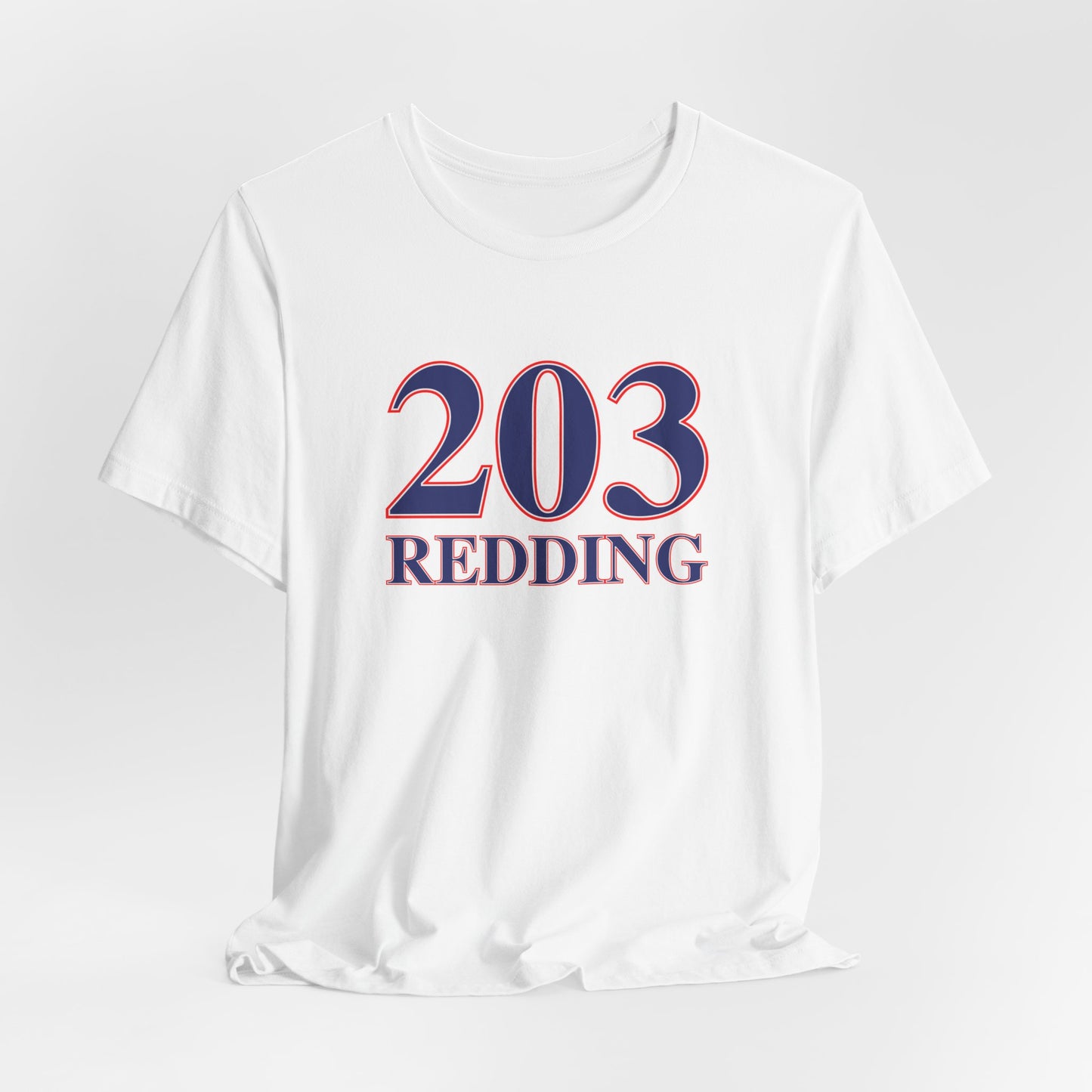 203 Redding Red White & Blue Unisex Jersey Short Sleeve T-Shirt