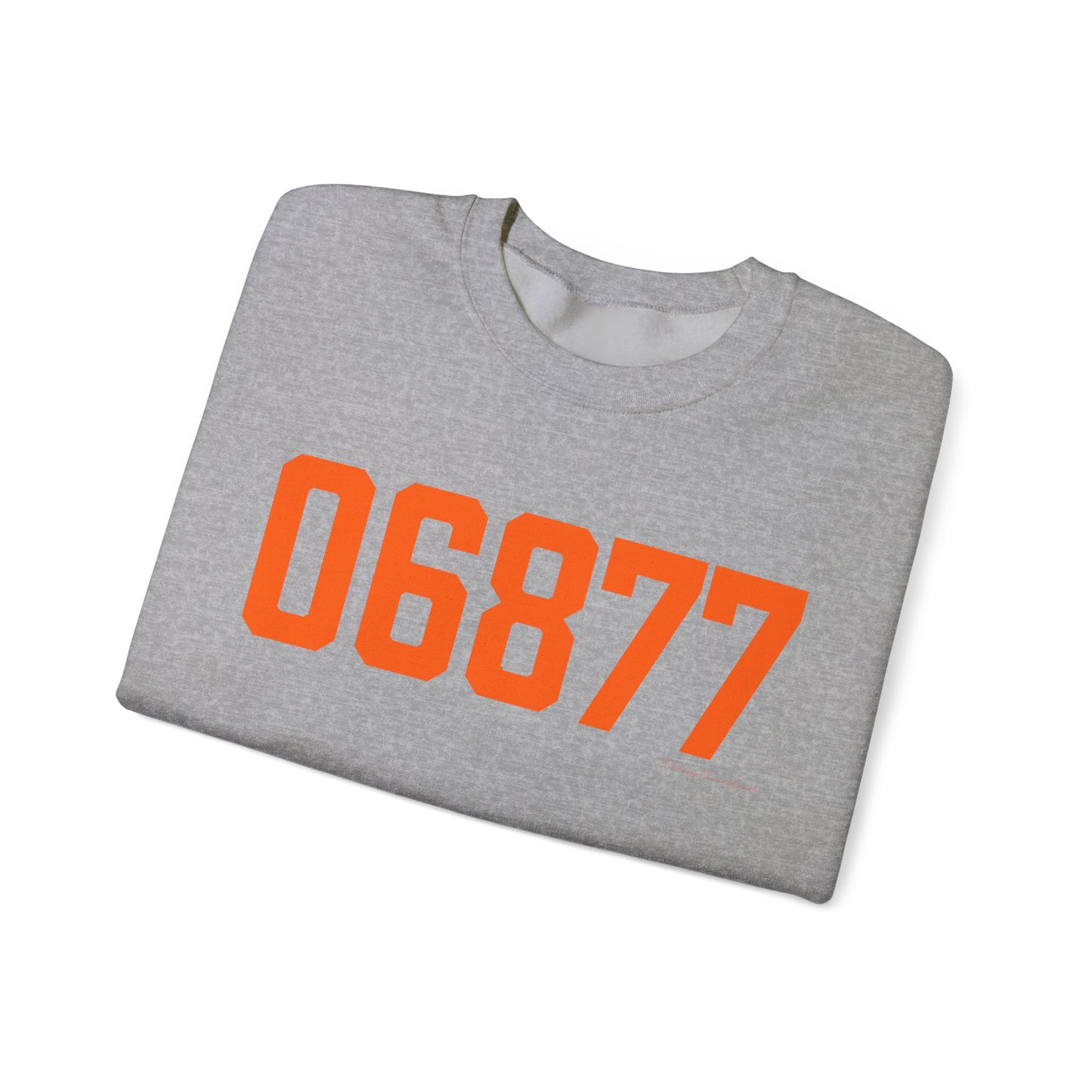 06877 Ridgefield Connecticut Zip Code Unisex Heavy Blend™ Crewneck Sweatshirt