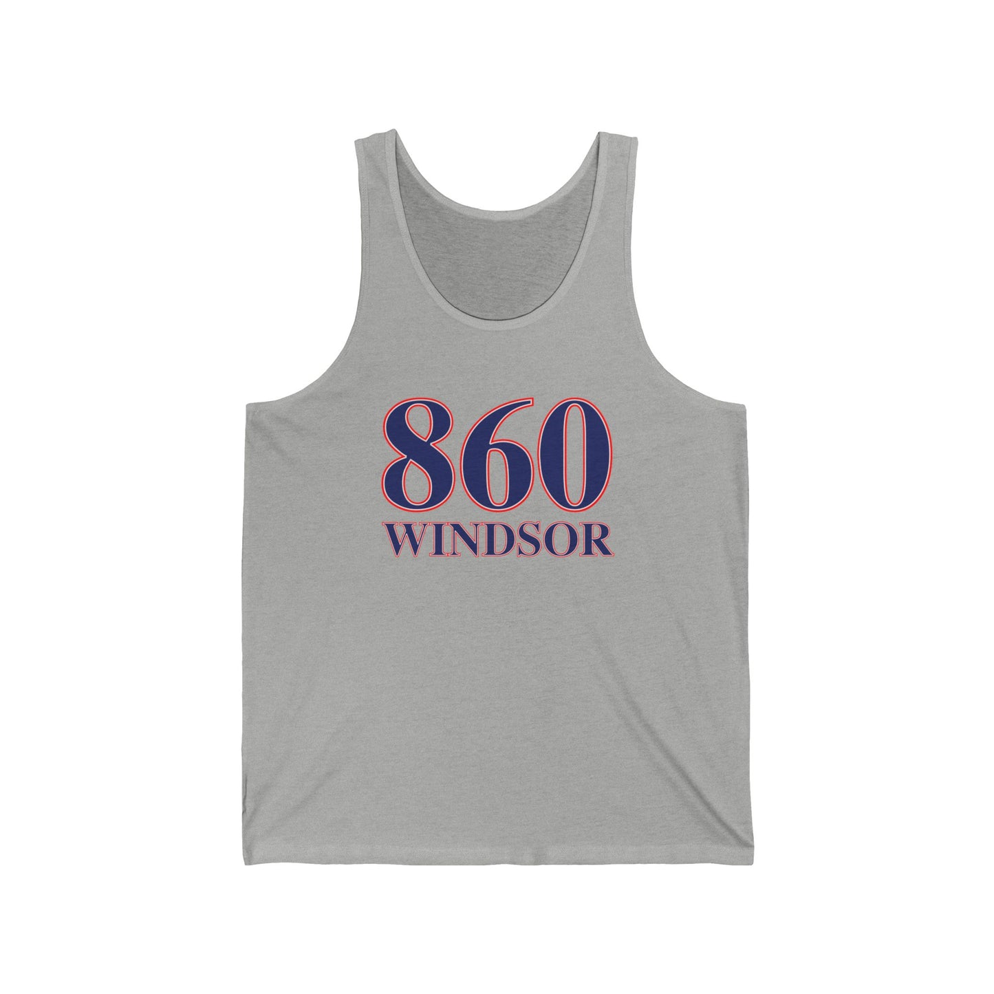 860 Windsor Red White & Blue Unisex Jersey Tank Top