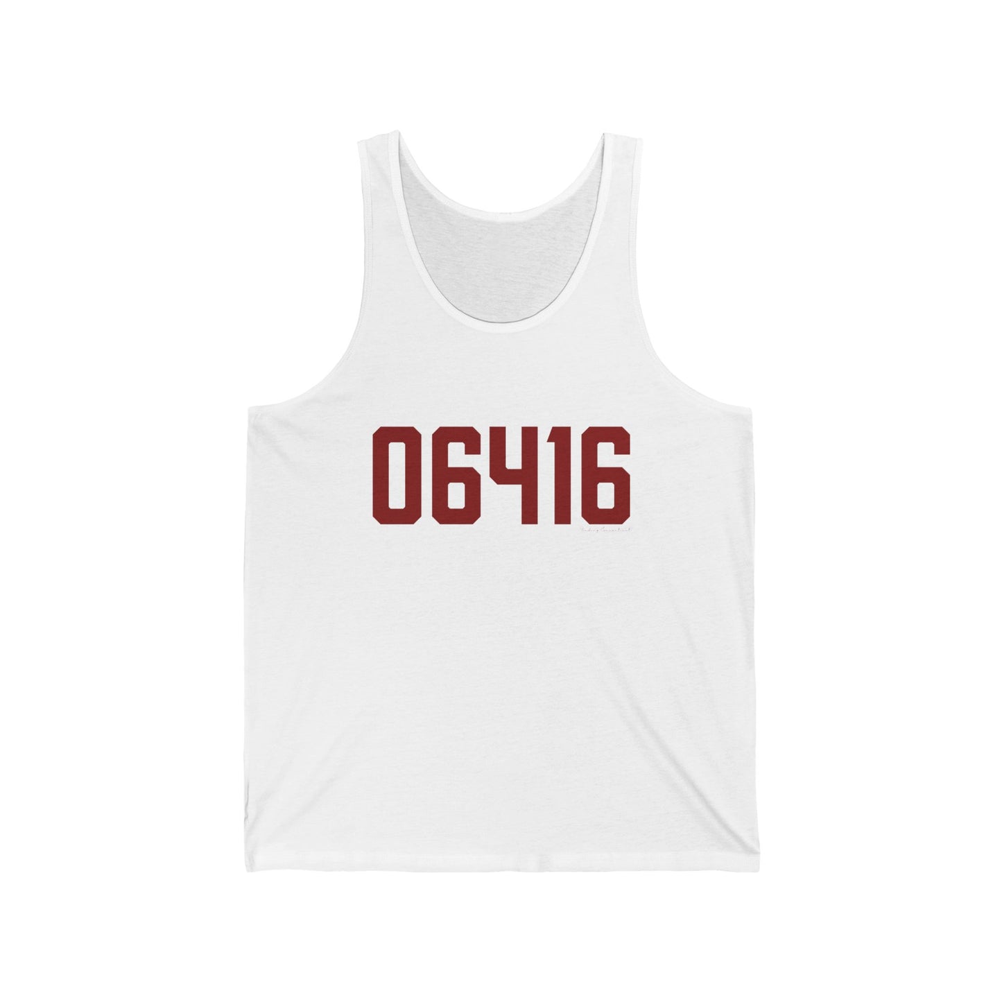 06416 Cromwell Connecticut Zip Code Unisex Jersey Tank Top