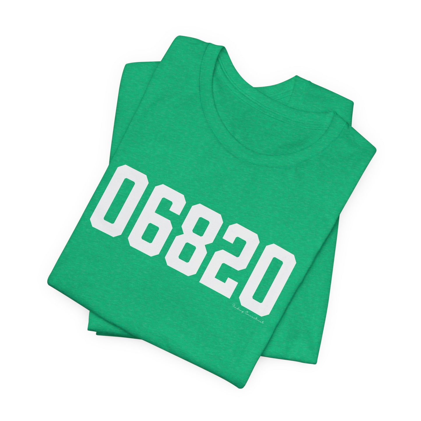 06820 - Darien CT Zip Code Unisex Jersey Short Sleeve T-Shirt