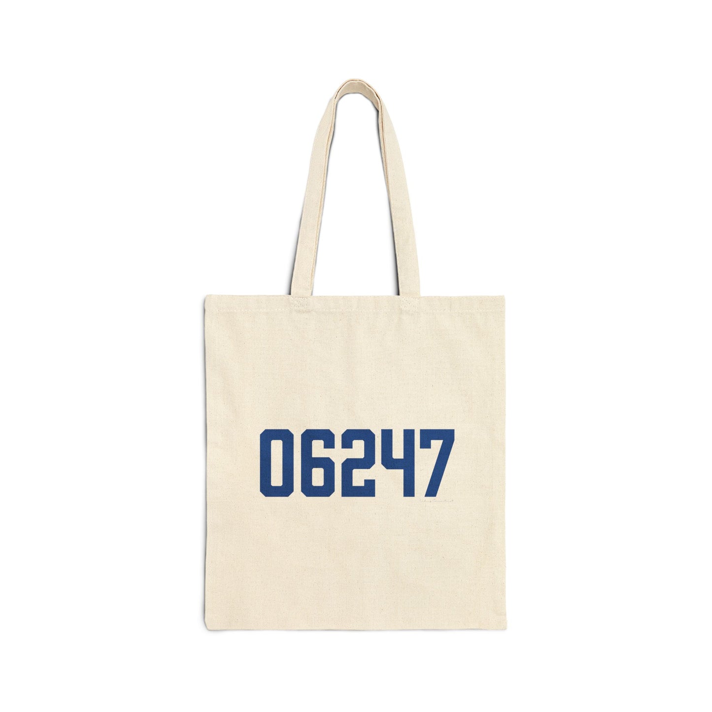 06247 Hampton Connecticut Zip Code Cotton Canvas Tote Bag
