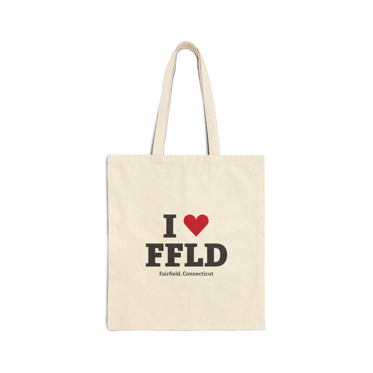 I Heart FFLD Cotton Canvas Tote Bag