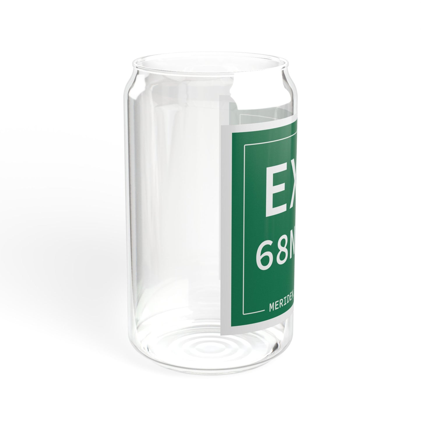 Vintage Exit 68N-E WCP Sign Sipper Glass, 16oz