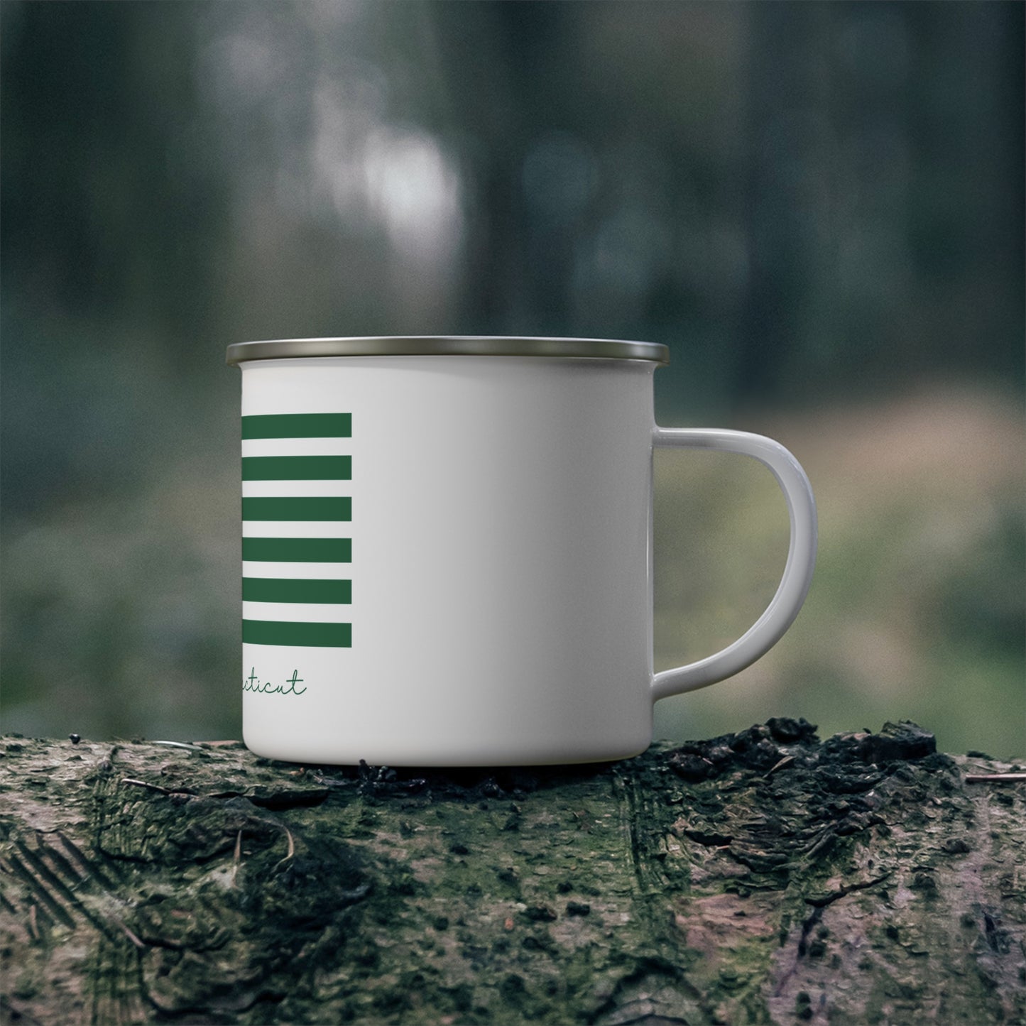 Pomfret Connecticut St. Patrick’s Day Flag Enamel Camping Mug