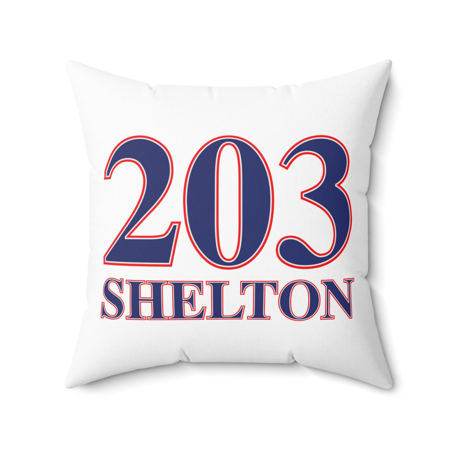 203 Shelton Red White & Blue Spun Polyester Square Pillow