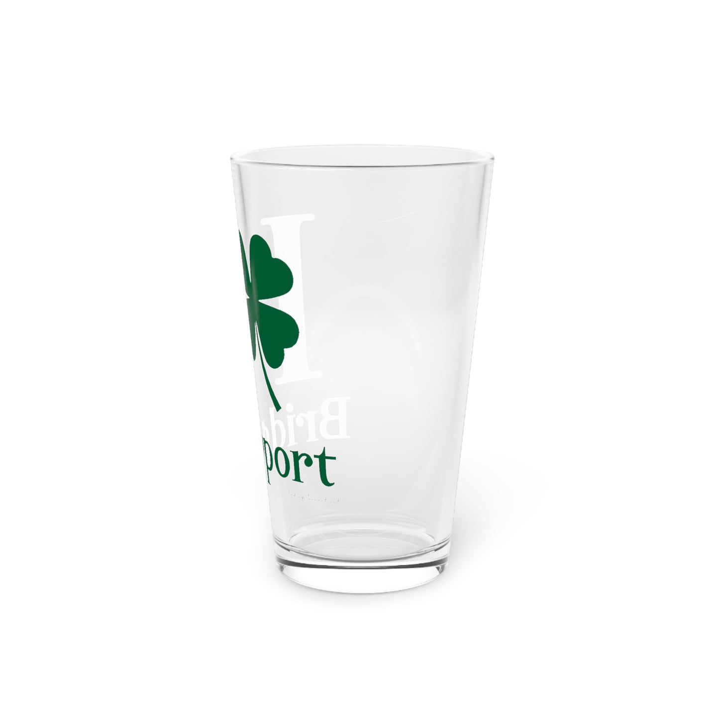 I Clover Bridgeport Pint Glass, 16oz