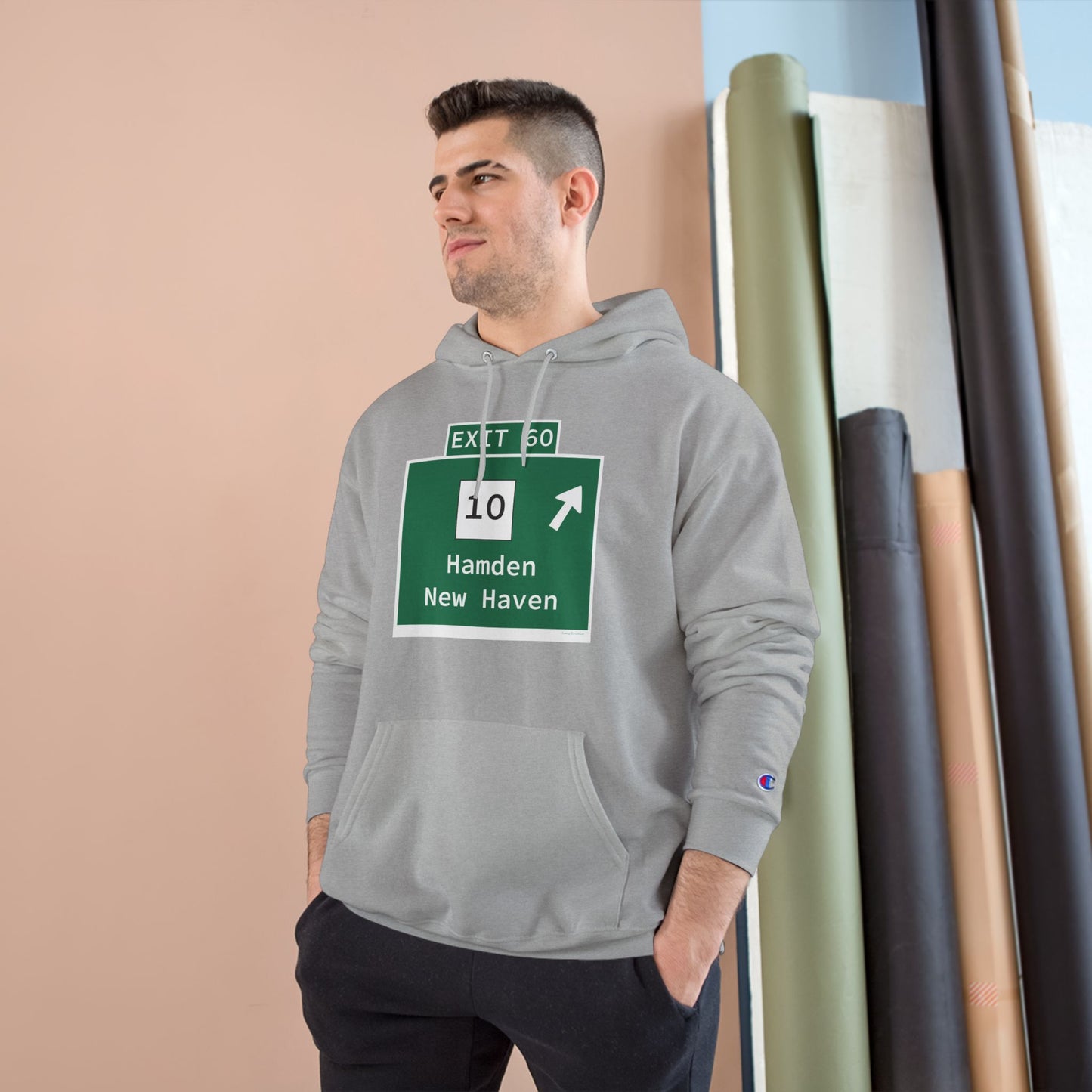 Vintage WCP Exit 60 Sign Champion Hoodie