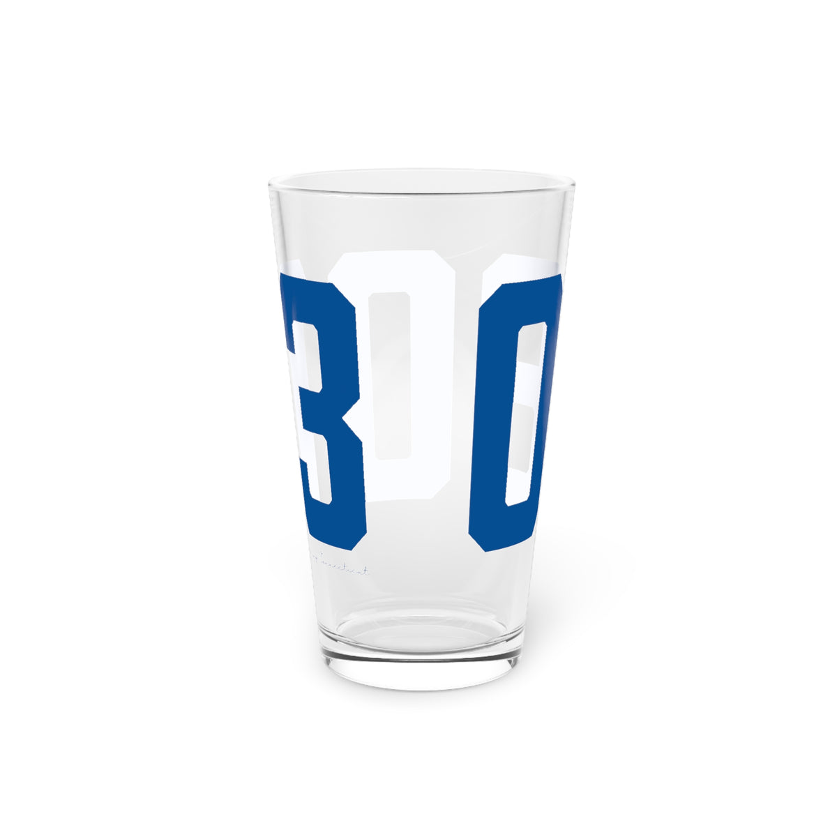 06013 Burlington Connecticut Zip Code Pint Glass, 16oz