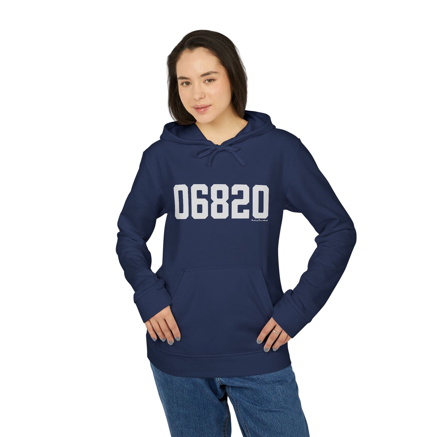 06820 - Darien CT Zip Code adidas Unisex Fleece Hoodie