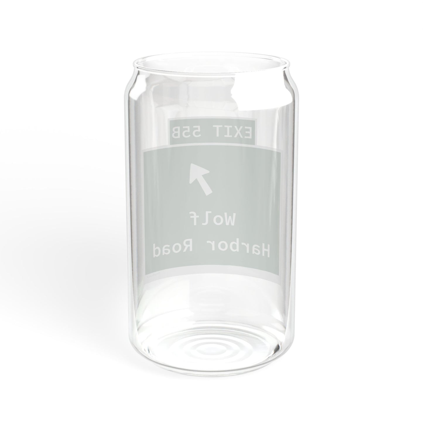 Vintage WCP Exit 55B Sign Sipper Glass, 16oz
