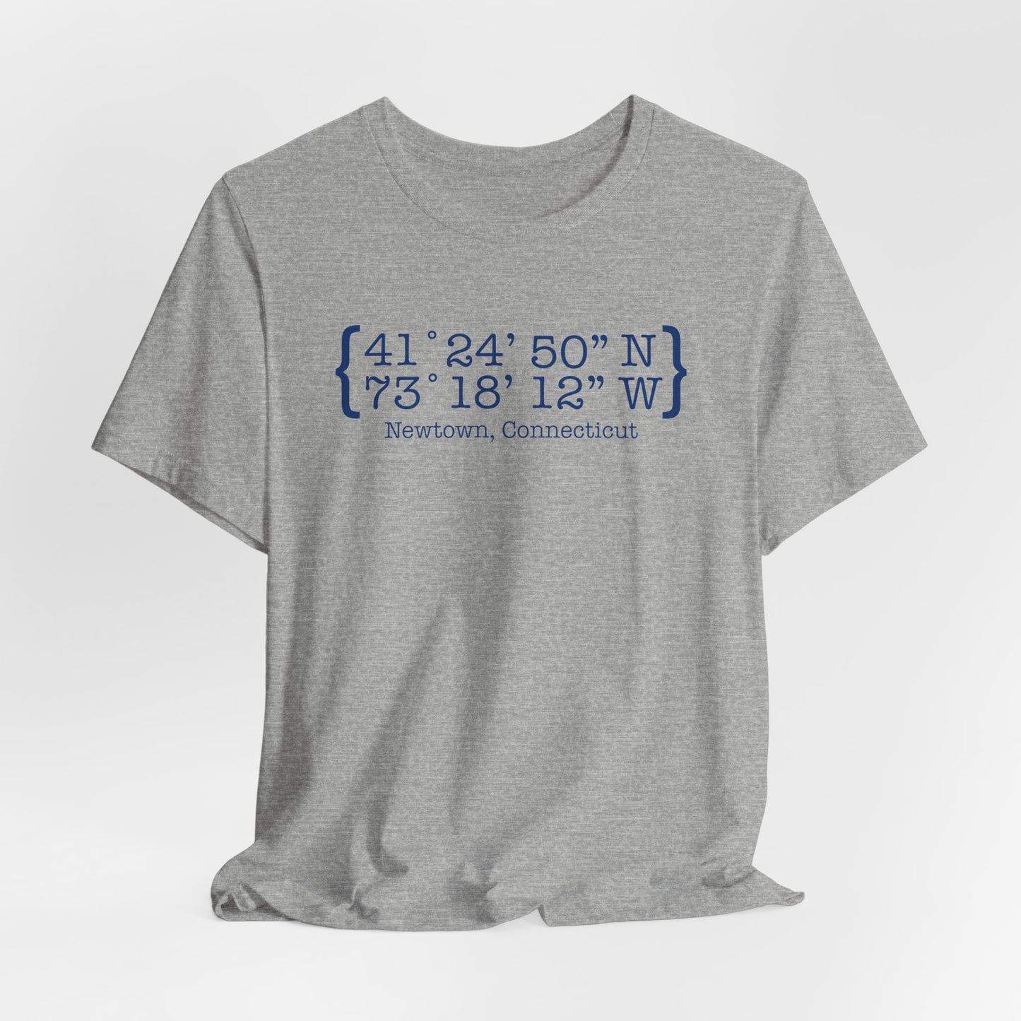 Newtown Coordinates Unisex Jersey Short Sleeve T-Shirt