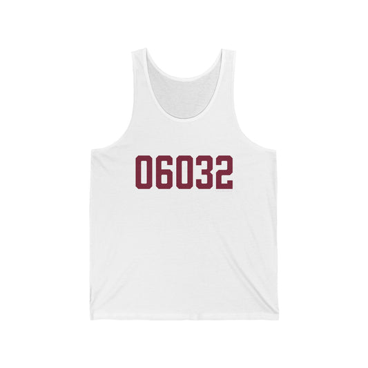 06032 - Farmington Connecticut Zip Code Unisex Jersey Tank Top