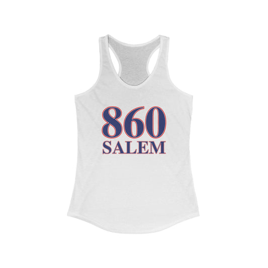 860 Salem Red White & Blue Women's Ideal Racerback Tank Top