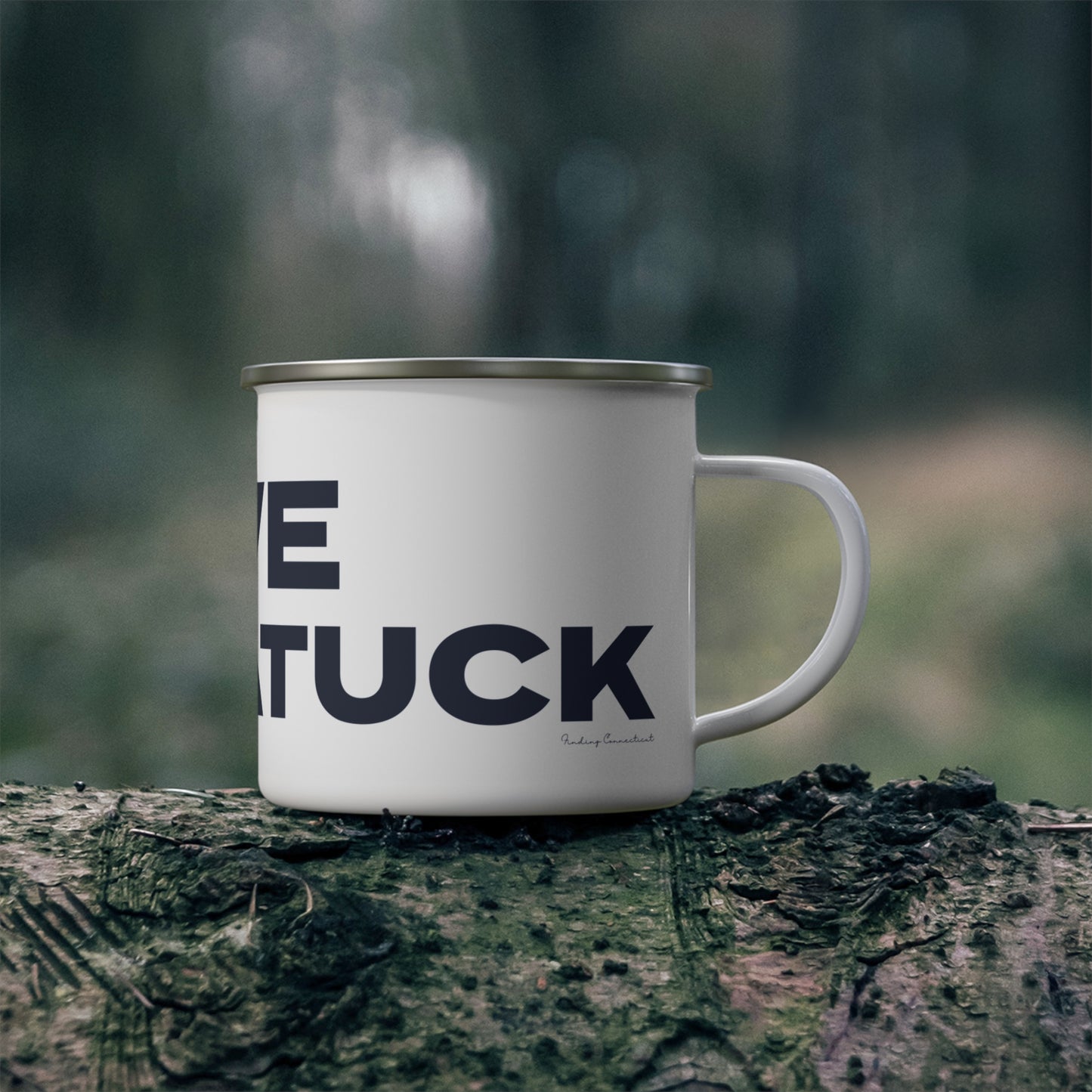 Love Saugatuck Enamel Camping Mug