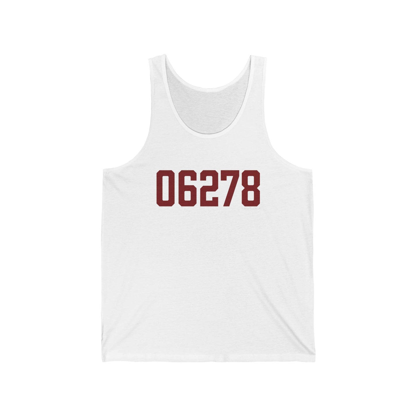 06278 Ashford Connecticut Zip CodeUnisex Jersey Tank Top