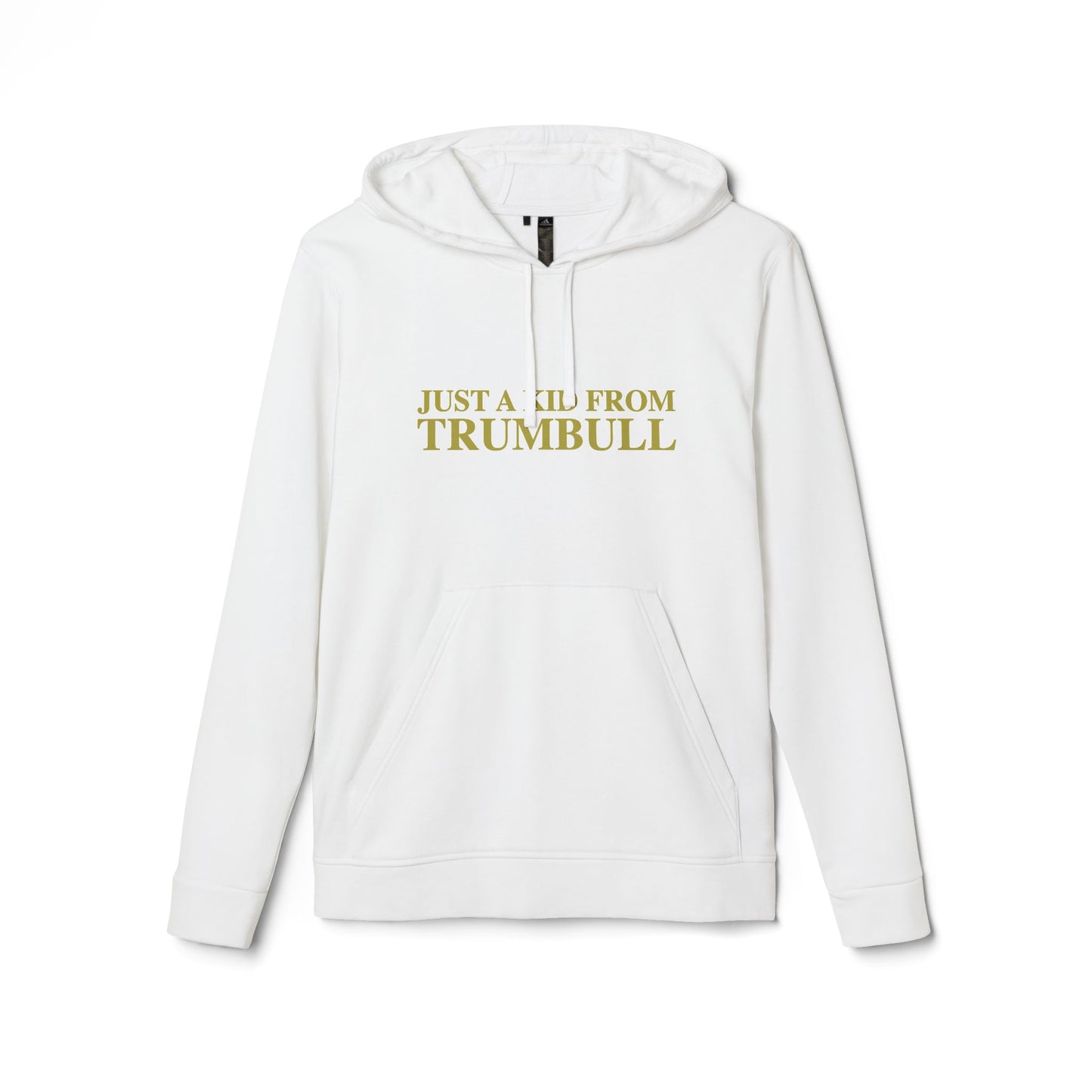 Just a kid from Trumbull adidas Unisex Fleece Hoodie