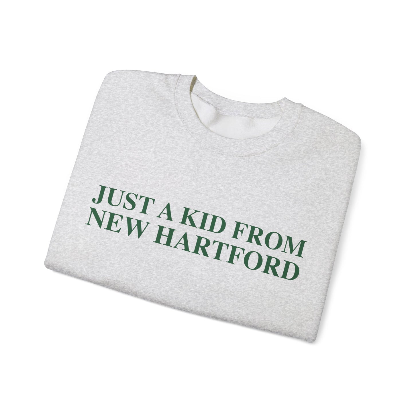Just a kid from New Hartford Unisex Heavy Blend™ Crewneck Sweatshirt