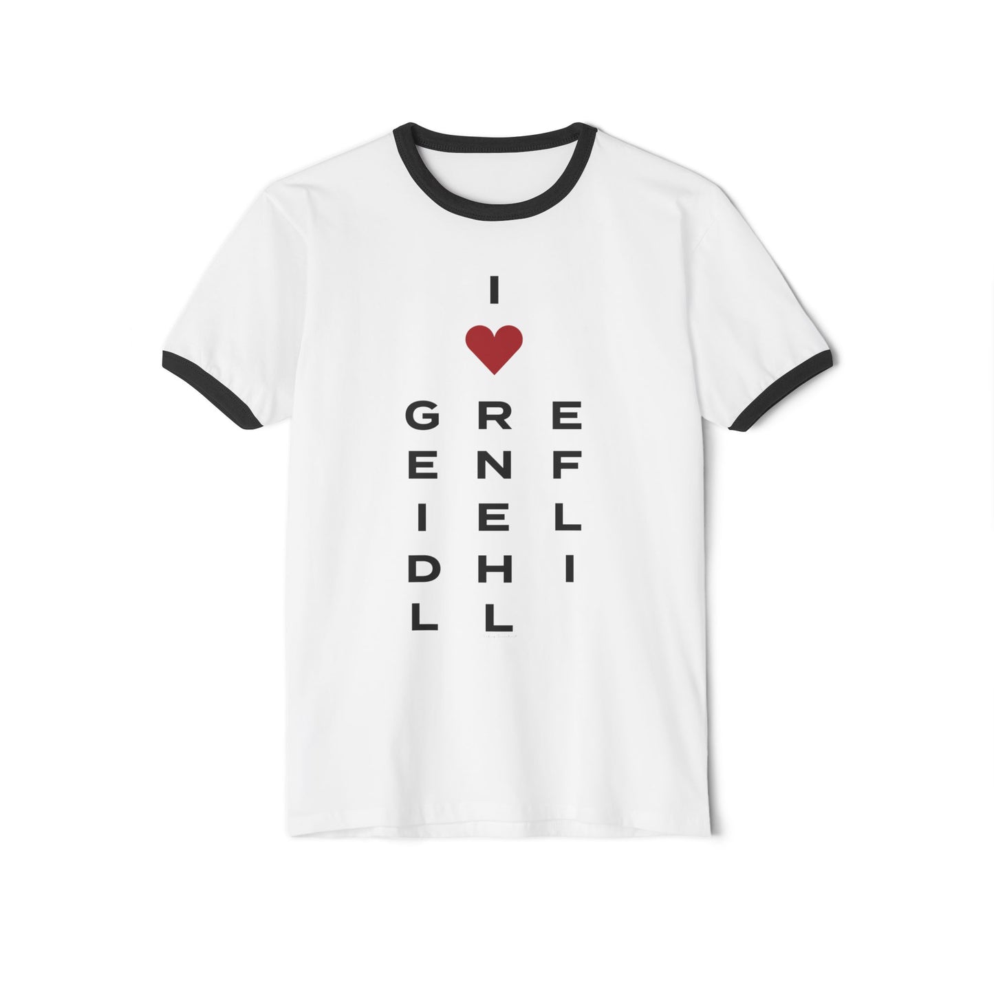 Greenfield Hill Vision Unisex Cotton Ringer T-Shirt