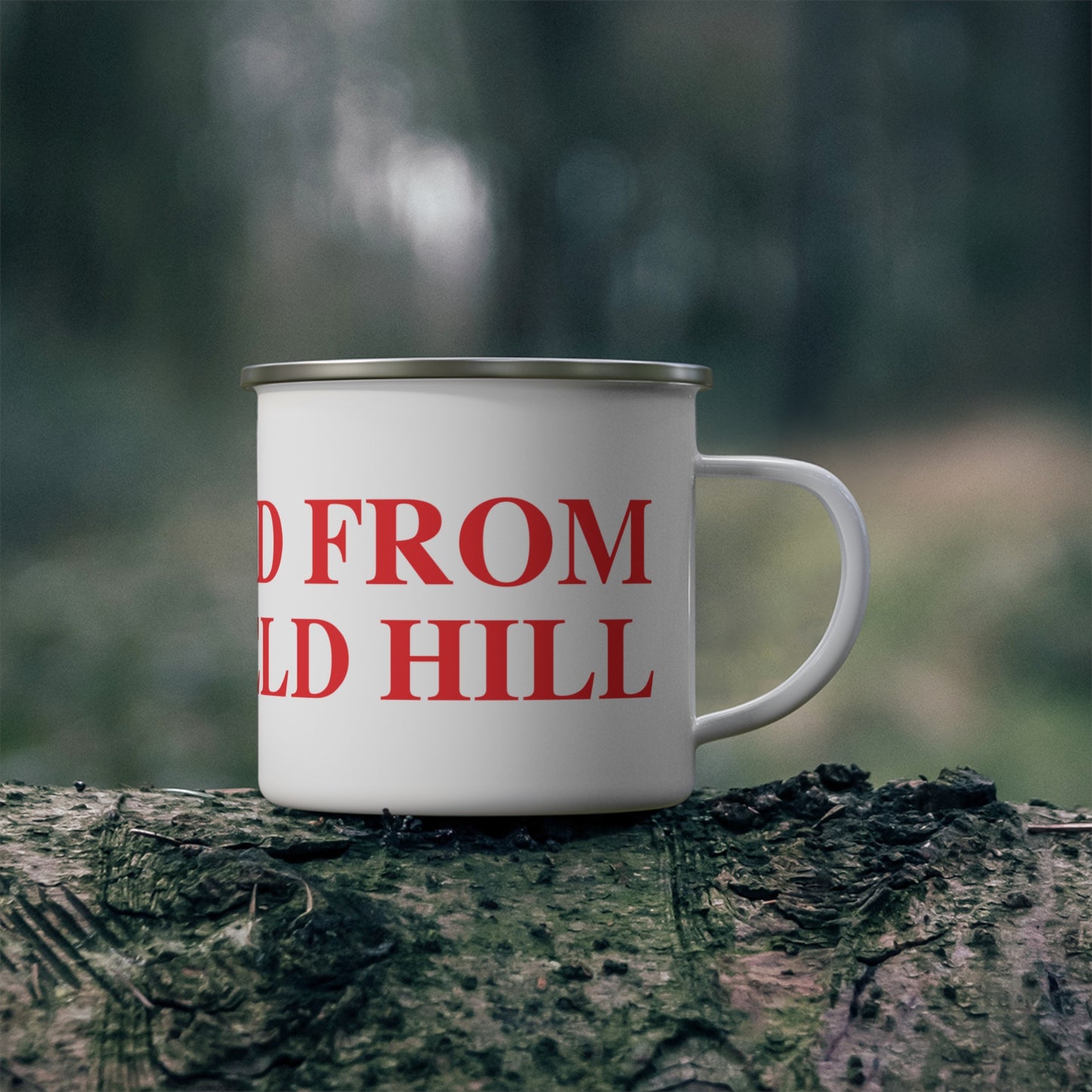 Just a kid from Greenfield Hill Enamel Camping Mug
