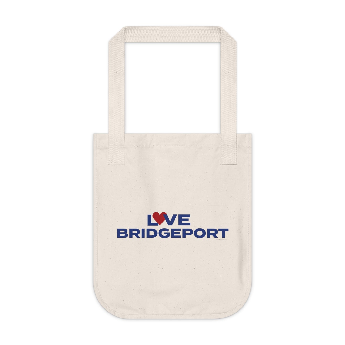Love Bridgeport Organic Canvas Tote Bag