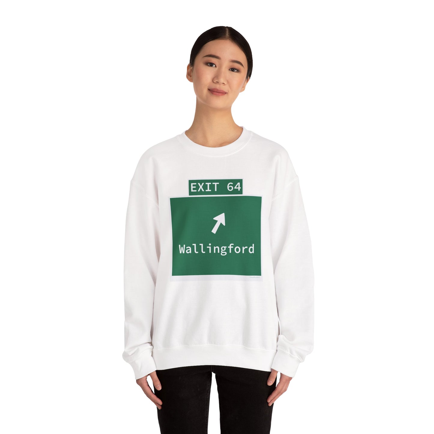 Vintage WCP Exit 64 Sign Unisex Heavy Blend™ Crewneck Sweatshirt