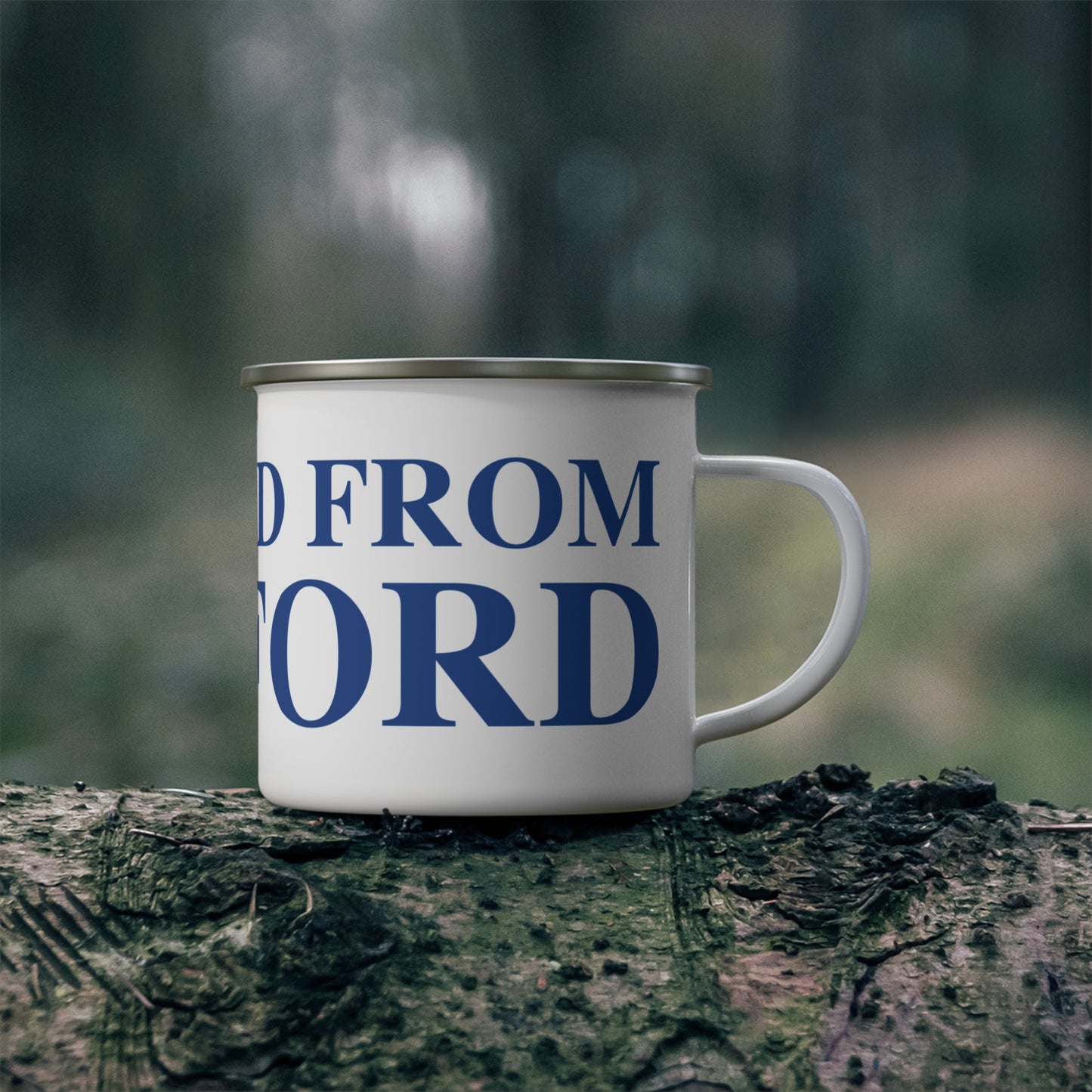 Just a kid from Stafford Enamel Camping Mug