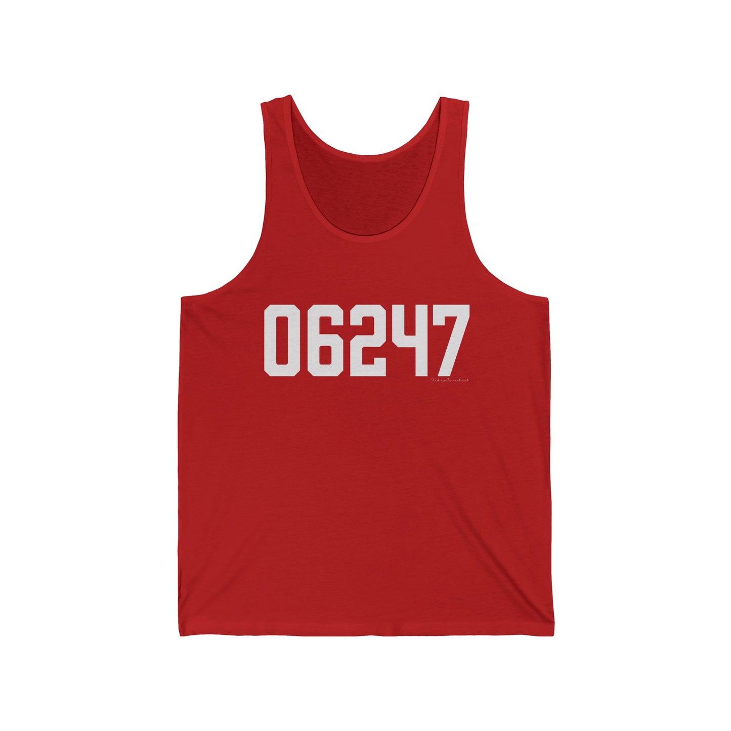 06247 Hampton CT Zip Code Unisex Jersey Tank Top