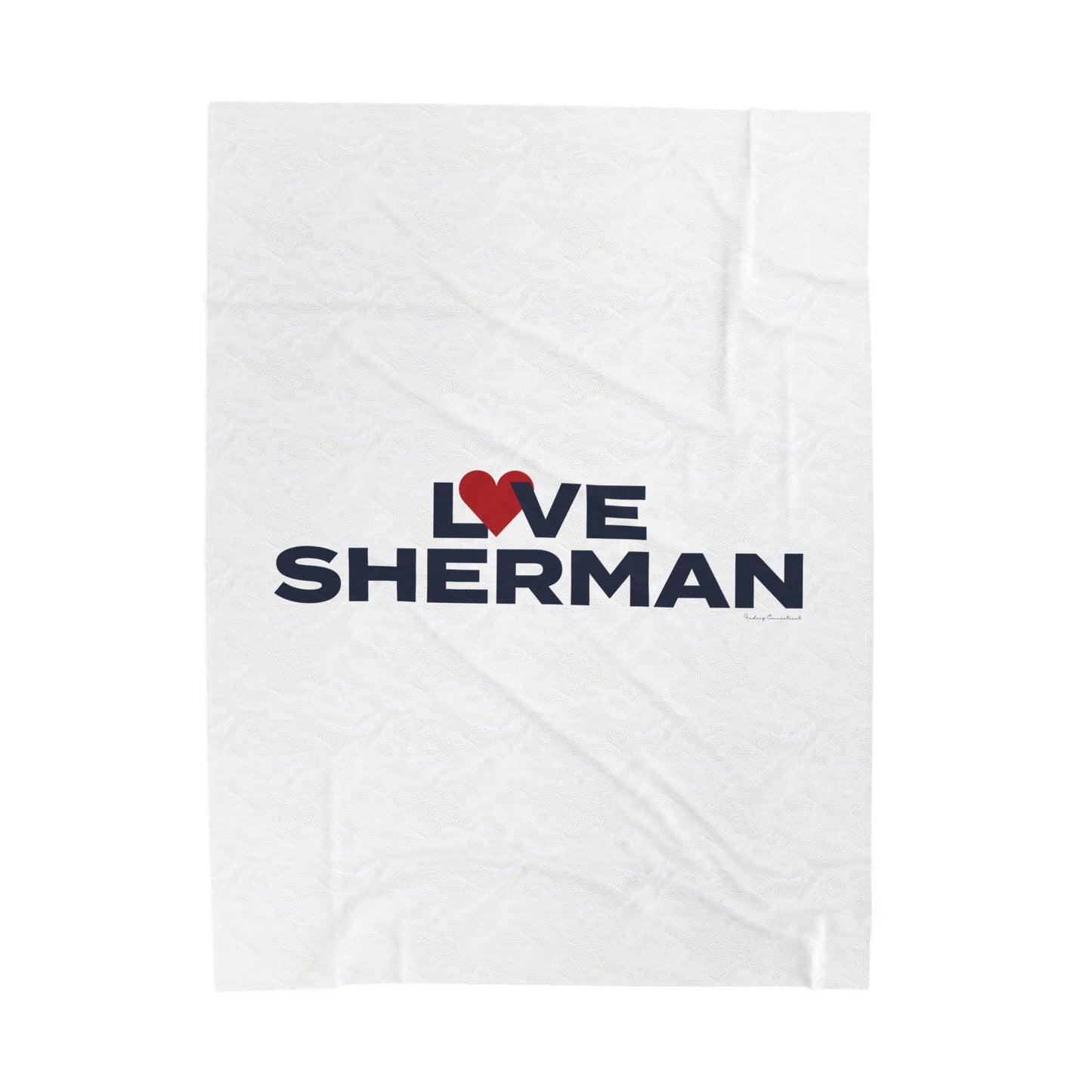 Love Sherman Velveteen Plush Blanket