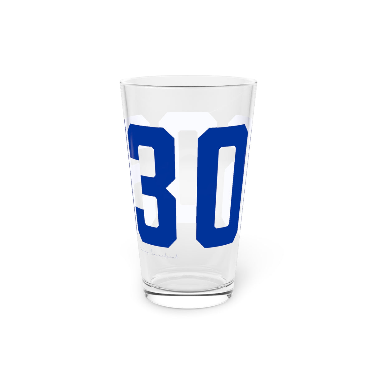 06033 Glastonbury Connecticut Zip Code Pint Glass, 16oz