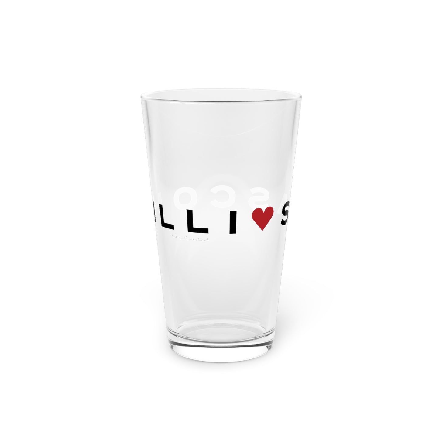 Sasco Hills Vision Pint Glass, 16oz