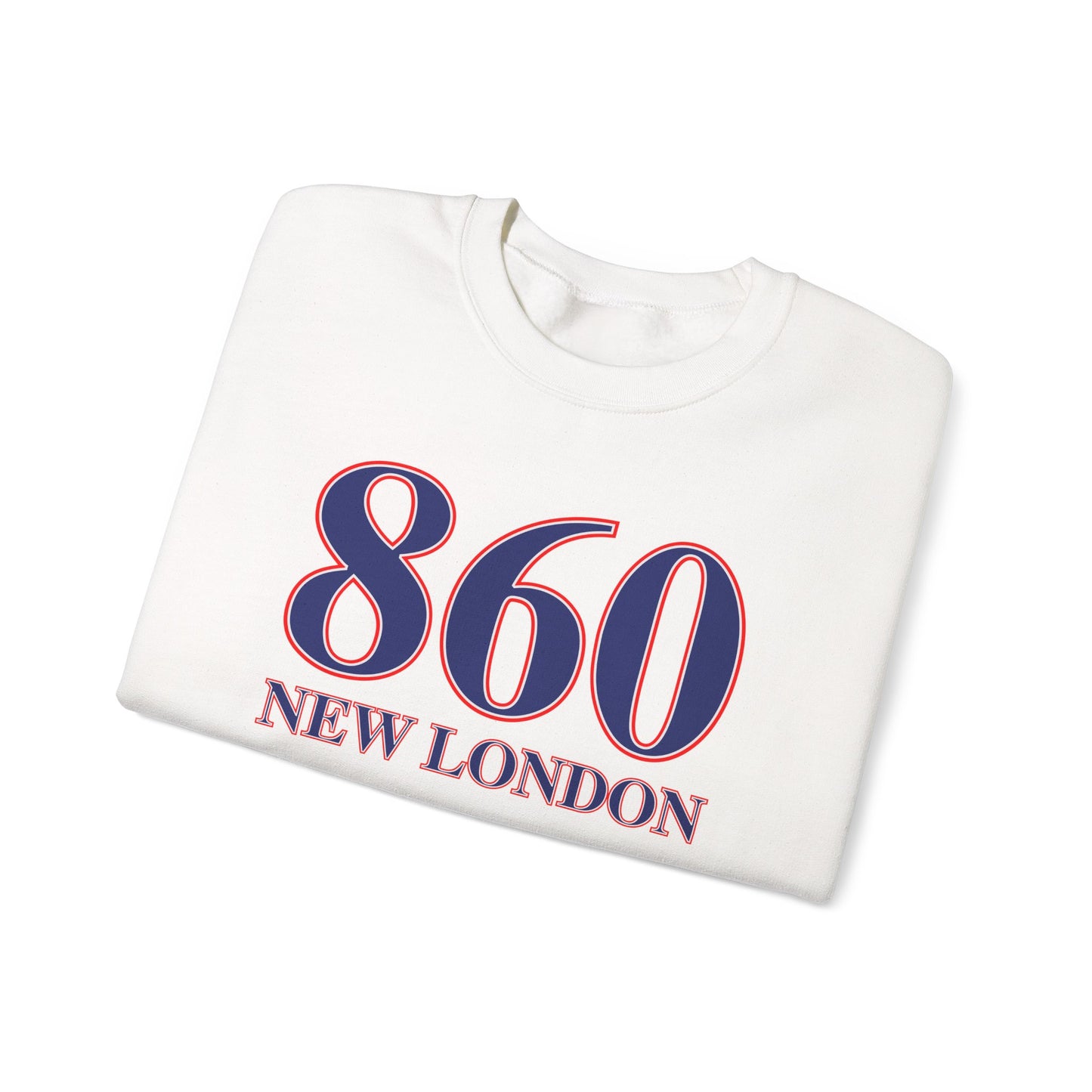 860 New London Red White & Blue Unisex Heavy Blend™ Crewneck Sweatshirt