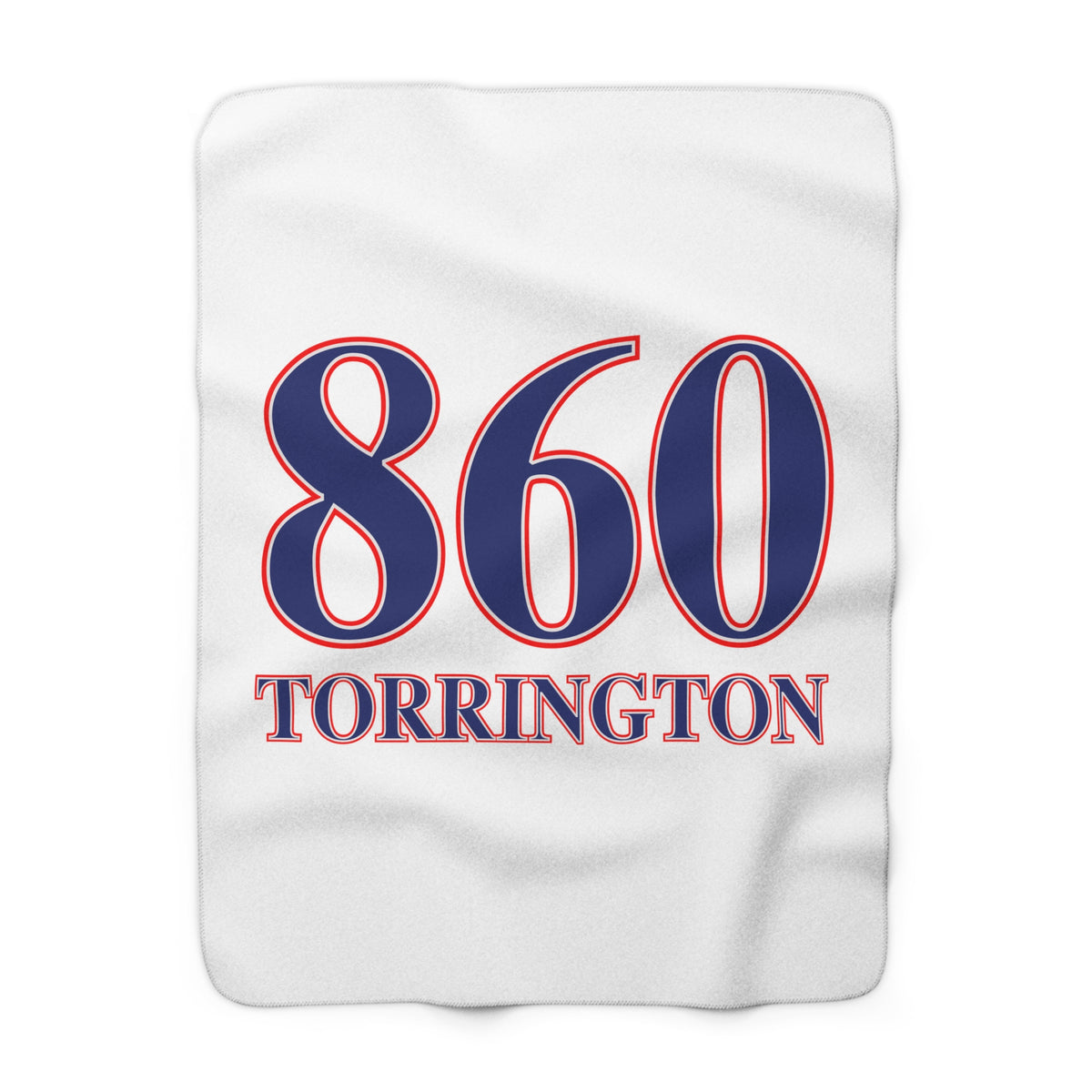 Torrington Red, White & Blue Sherpa Fleece Blanket