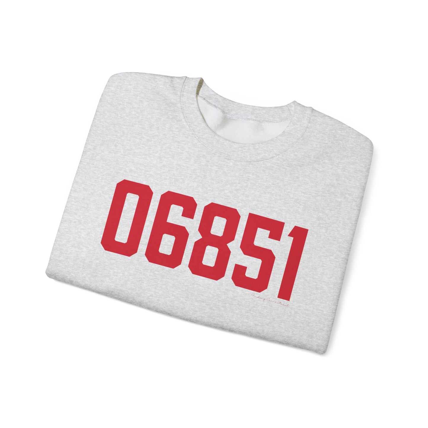 06851 Norwalk Connecticut Zip Code Unisex Heavy Blend™ Crewneck Sweatshirt